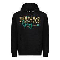 Black mama's boy Premium Hoodie - AdoDesignShop