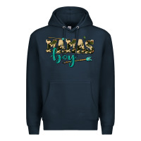 Navy mama's boy Premium Hoodie - AdoDesignShop