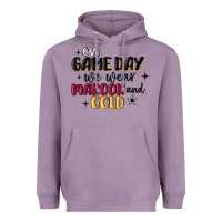 Lavender on game day we wear maroon and gold Heavyweight Hoodie - MaliasSmallBusiness
