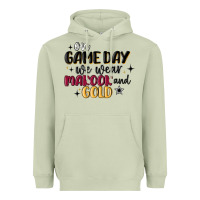 Matcha on game day we wear maroon and gold Heavyweight Hoodie - MaliasSmallBusiness