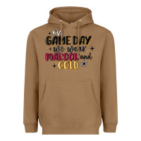 Toasted Coconut on game day we wear maroon and gold Heavyweight Hoodie - MaliasSmallBusiness