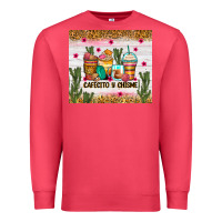 Cardinal Cafecito y chisme coffee cups Premium Sweatshirt - Zillion Design Studio
