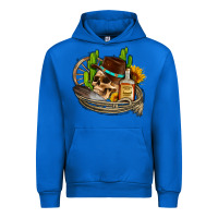 Cobalt cowboy cactus  sunflowers whiskey Urban Hoodie - AdoDesignShop