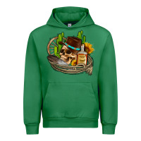 Emerald cowboy cactus  sunflowers whiskey Urban Hoodie - AdoDesignShop