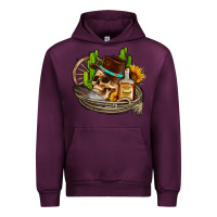 Mauve Wine cowboy cactus  sunflowers whiskey Urban Hoodie - AdoDesignShop