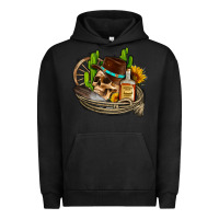 Pigment Black cowboy cactus  sunflowers whiskey Urban Hoodie - AdoDesignShop