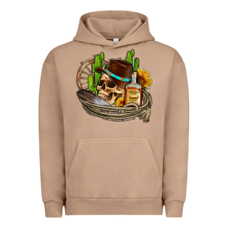 Cowboy Cactus  Sunflowers Whiskey Urban Hoodie by AdoDesignShop | Teevron