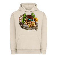 Pigment French Oak cowboy cactus  sunflowers whiskey Urban Hoodie - AdoDesignShop