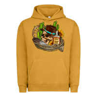 Pigment Peanut Butter cowboy cactus  sunflowers whiskey Urban Hoodie - AdoDesignShop