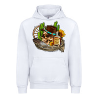 White cowboy cactus  sunflowers whiskey Urban Hoodie - AdoDesignShop