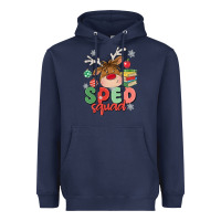 Navy sped squad Heavyweight Hoodie - MaliasSmallBusiness