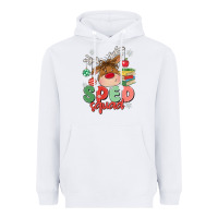 White sped squad Heavyweight Hoodie - MaliasSmallBusiness