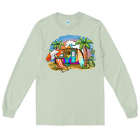 Matcha camp life beach Long Sleeve Tee - BarkalooDesign