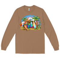 Toasted Coconut camp life beach Long Sleeve Tee - BarkalooDesign