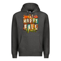Charcoal Heather happy fall y'all Premium Hoodie - Artiststas
