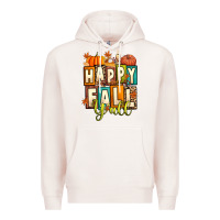 Pale Pink happy fall y'all Premium Hoodie - Artiststas