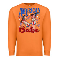 Carrot American babe 4th july Premium Sweatshirt - texasbilliewilder