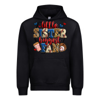 Black little sister biggest fan baseball Urban Hoodie - Jasminsmagicworld