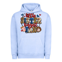 Pigment Grape Ice little sister biggest fan baseball Urban Hoodie - Jasminsmagicworld