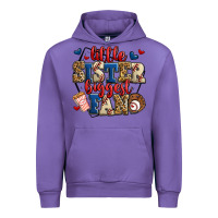 Tulip little sister biggest fan baseball Urban Hoodie - Jasminsmagicworld