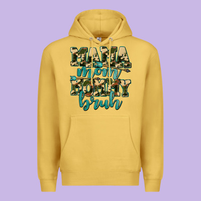 Mama Mom Mommy Bruh With Arrow Premium Hoodie Designed By Adodesignshop