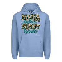 Colony Blue mama mom mommy bruh with arrow Premium Hoodie - AdoDesignShop