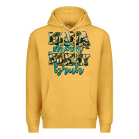 Mustard mama mom mommy bruh with arrow Premium Hoodie - AdoDesignShop