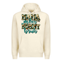 Sandshell mama mom mommy bruh with arrow Premium Hoodie - AdoDesignShop