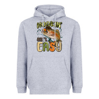 Heather Grey hookin' ain't easy Heavyweight Hoodie - MaliasSmallBusiness