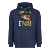 Navy hookin' ain't easy Heavyweight Hoodie - MaliasSmallBusiness