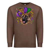 Chestnut mardi gras hat german shepherd Premium Sweatshirt - RanaPortraitStore