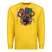Lemon mardi gras hat german shepherd Premium Sweatshirt - RanaPortraitStore