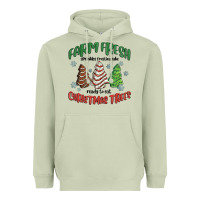 Matcha farm fresh christmas trees Heavyweight Hoodie - MaliasSmallBusiness