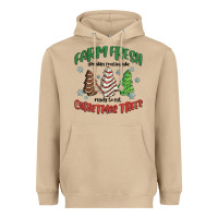 Mushroom farm fresh christmas trees Heavyweight Hoodie - MaliasSmallBusiness