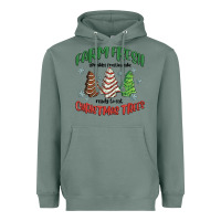 Sage farm fresh christmas trees Heavyweight Hoodie - MaliasSmallBusiness
