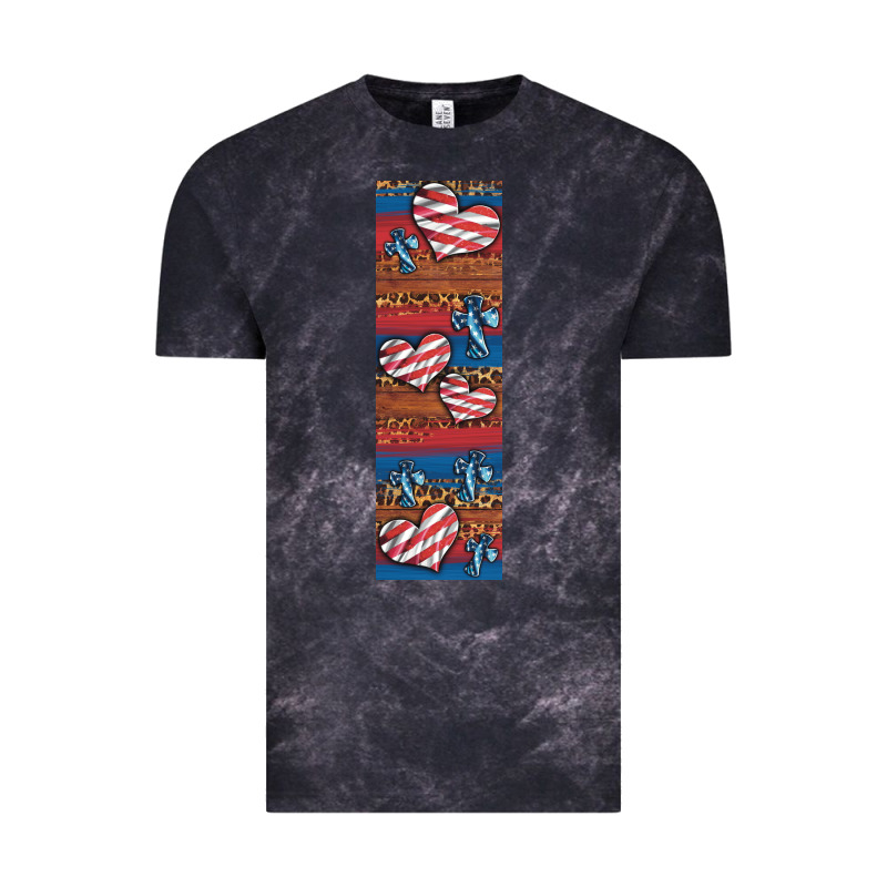 Usa Flag And Cross Penwraps Vintage Tee by Artiststas | Teevron