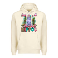 Sandshell just a girl who loves hippos Premium Hoodie - Artiststas