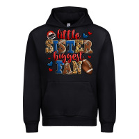 Black little sister biggest fan american football Urban Hoodie - Jasminsmagicworld