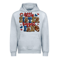 Heather Grey little sister biggest fan american football Urban Hoodie - Jasminsmagicworld