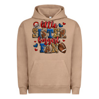 Pigment Burro little sister biggest fan american football Urban Hoodie - Jasminsmagicworld