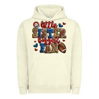 Pigment Pistachio little sister biggest fan american football Urban Hoodie - Jasminsmagicworld