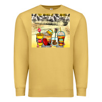Antique Gold bus driver coffee cups Premium Sweatshirt - Zillion Design Studio