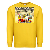 Lemon bus driver coffee cups Premium Sweatshirt - Zillion Design Studio
