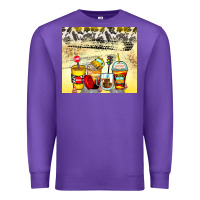 Purple bus driver coffee cups Premium Sweatshirt - Zillion Design Studio