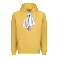 Antique Gold cute ghost Premium Hoodie - BundleAndBundleShop