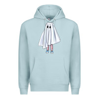 Blue Mist cute ghost Premium Hoodie - BundleAndBundleShop
