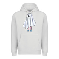 Dove Grey cute ghost Premium Hoodie - BundleAndBundleShop