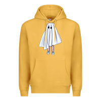 Mustard cute ghost Premium Hoodie - BundleAndBundleShop
