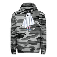 Slate Camo cute ghost Premium Hoodie - BundleAndBundleShop