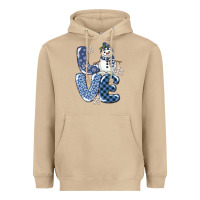 Mushroom love snowman Heavyweight Hoodie - MaliasSmallBusiness